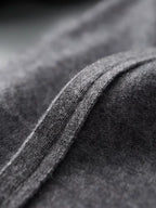 LanlyCashmere Men's Stripe Zip Cashmere Sweater Sport Knit