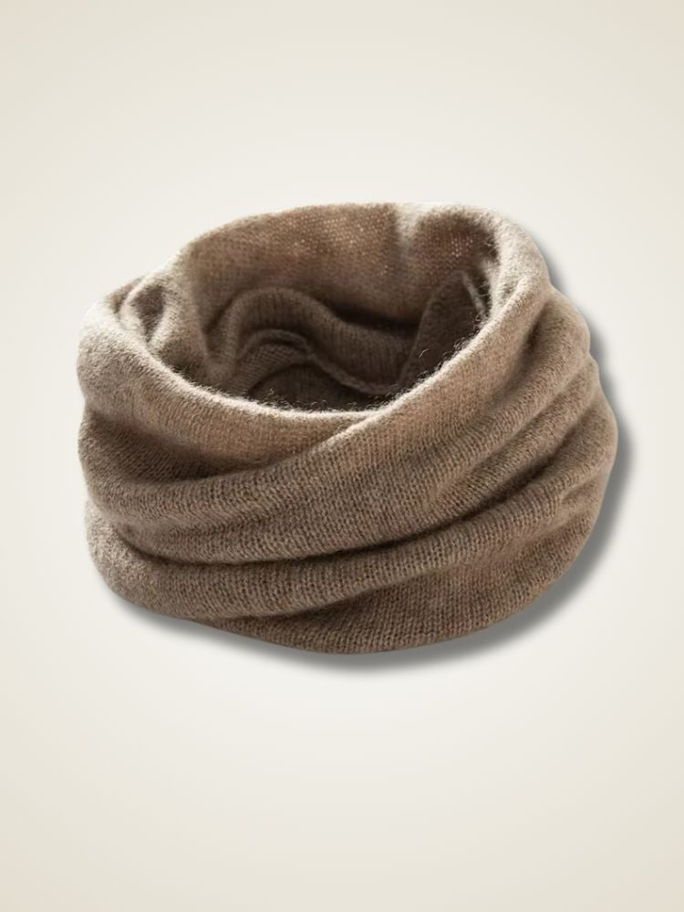 LanlyCashmere Minimalist Cashmere Neck Warmer Soft Infinity Scarf