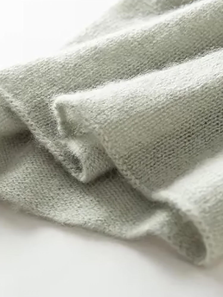 LanlyCashmere Minimalist Cashmere Neck Warmer Soft Infinity Scarf
