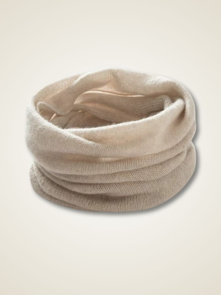 LanlyCashmere Minimalist Cashmere Neck Warmer Soft Infinity Scarf