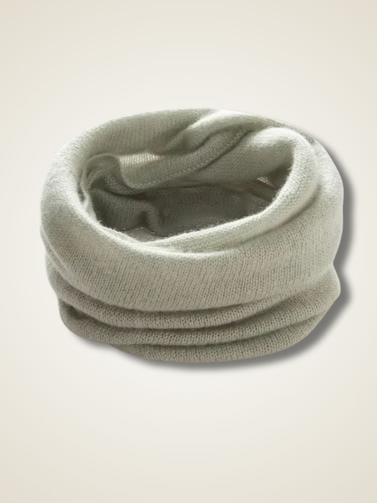 LanlyCashmere Minimalist Cashmere Neck Warmer Soft Infinity Scarf