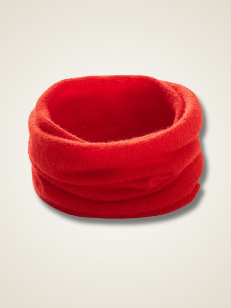 LanlyCashmere Minimalist Cashmere Neck Warmer Soft Infinity Scarf