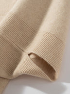 LanlyCashmere Sleeved Cashmere Poncho – Luxury Open Front Wrap for Women