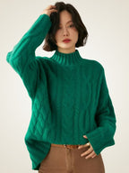LanlyCashmere Winter Cashmere Sweater Women
