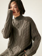 LanlyCashmere Winter Cashmere Sweater Women