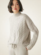 LanlyCashmere Winter Cashmere Sweater Women
