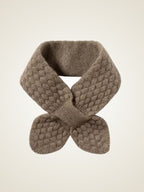 LanlyCashmere Women's Cashmere Honeycomb Knit Neck Warmer Scarf