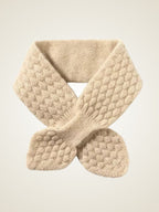 LanlyCashmere Women's Cashmere Honeycomb Knit Neck Warmer Scarf