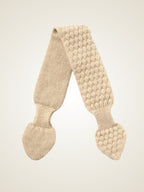 LanlyCashmere Women's Cashmere Honeycomb Knit Neck Warmer Scarf