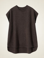 LanlyCashmere Women's Cashmere Short Sleeve Sweater Knit Top