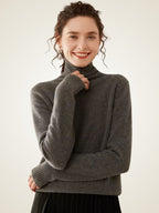 LanlyCashmere Women's Cashmere Turtleneck Sweater Soft Pullover