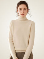 LanlyCashmere Women's Cashmere Turtleneck Sweater Soft Pullover