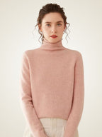 LanlyCashmere Women's Cashmere Turtleneck Sweater Soft Pullover