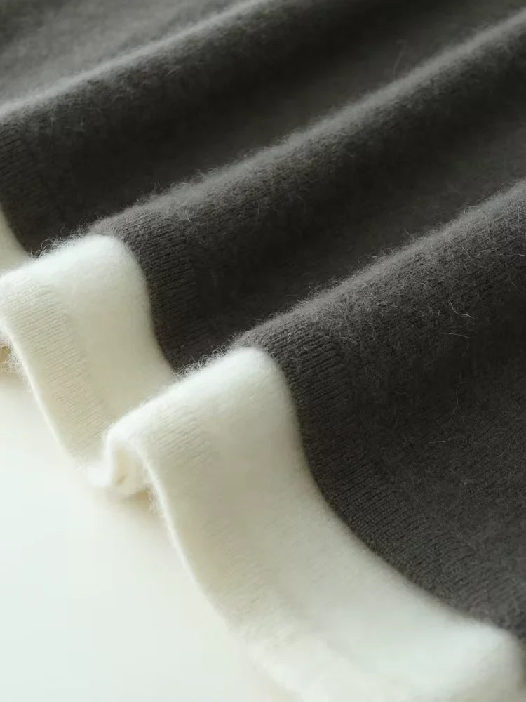 LanlyCashmere Women's Crew Neck Cashmere Sweater 