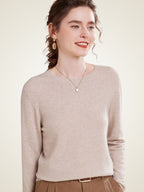 LanlyCashmere Women's Crewneck Cashmere Sweater –