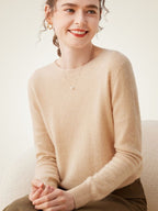 LanlyCashmere Women's Crewneck Cashmere Sweater –