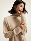 LanlyCashmere Women's Essential Cashmere Turtleneck Sweater