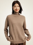 LanlyCashmere Women's Essential Cashmere Turtleneck Sweater