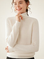 LanlyCashmere Women's Slim Fit Cashmere Turtleneck Sweater