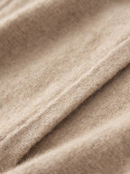 Lanly Cashmere Bomber Jacket - Premium Mongolia Cashmere Zip Cardigan