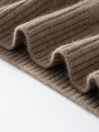 Lanly Cashmere Cable Sweater - Mongolia Quarter-Zip Pullover