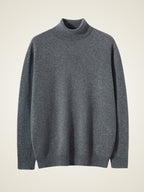 Lanly Cashmere Classic Turtleneck - Premium Mongolia Cashmere Roll-Neck