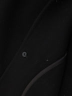 Lanly Cashmere Collared Short Jacket - Black 100% Pure Cashmere Blouson