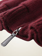 Lanly Cashmere Fair Isle Gift Set - Festive Red Premium Mongolia Cashmere
