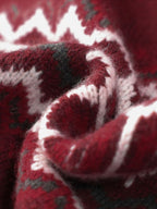Lanly Cashmere Fair Isle Gift Set - Festive Red Premium Mongolia Cashmere