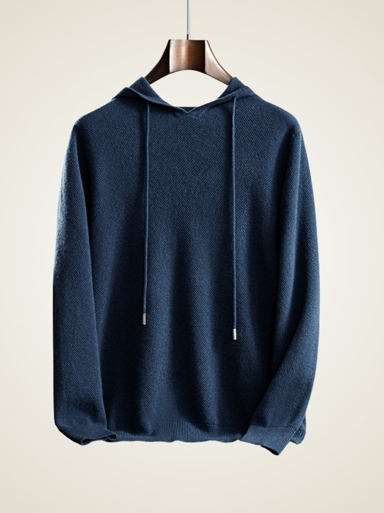 Lanly Cashmere Hoodie Loungewear Set - Mongolia Cashmere Knit Two-Piece
