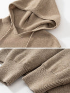 Lanly Cashmere Hoodie Loungewear Set - Mongolia Cashmere Knit Two-Piece