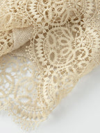 Lanly Cashmere Lace Shawl - Mongolia Open Front Cardigan Cape