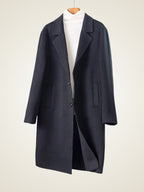 Lanly Cashmere Long Overcoat - 100% Pure Cashmere Men's Trench