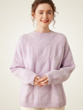Lanly Cashmere Oversized Cable Sweater - Premium Mongolia Chunky Knit