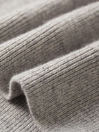 Lanly Cashmere Quarter-Zip Mock Neck Sweater - Mongolia Cashmere Pullover