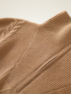 Lanly Cashmere Quarter-Zip Sweater - Mongolia Cable Knit Pull