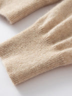 Lanly Cashmere Shawl Collar Sweater - Mongolia V-Neck Pullover