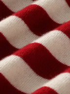 Lanly Cashmere Striped Sweater -  Mongolia Knit Crewneck