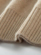 Lanly Cashmere Textured Knit Sweater - Mongolia Cashmere Crewneck