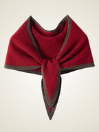 Lanly Cashmere Triangle Bandana Scarf - Contrast Neck Wrap