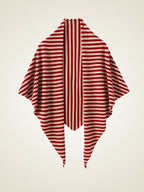 Lanly Cashmere Triangle Scarf - Mongolia Striped Shawl Wrap