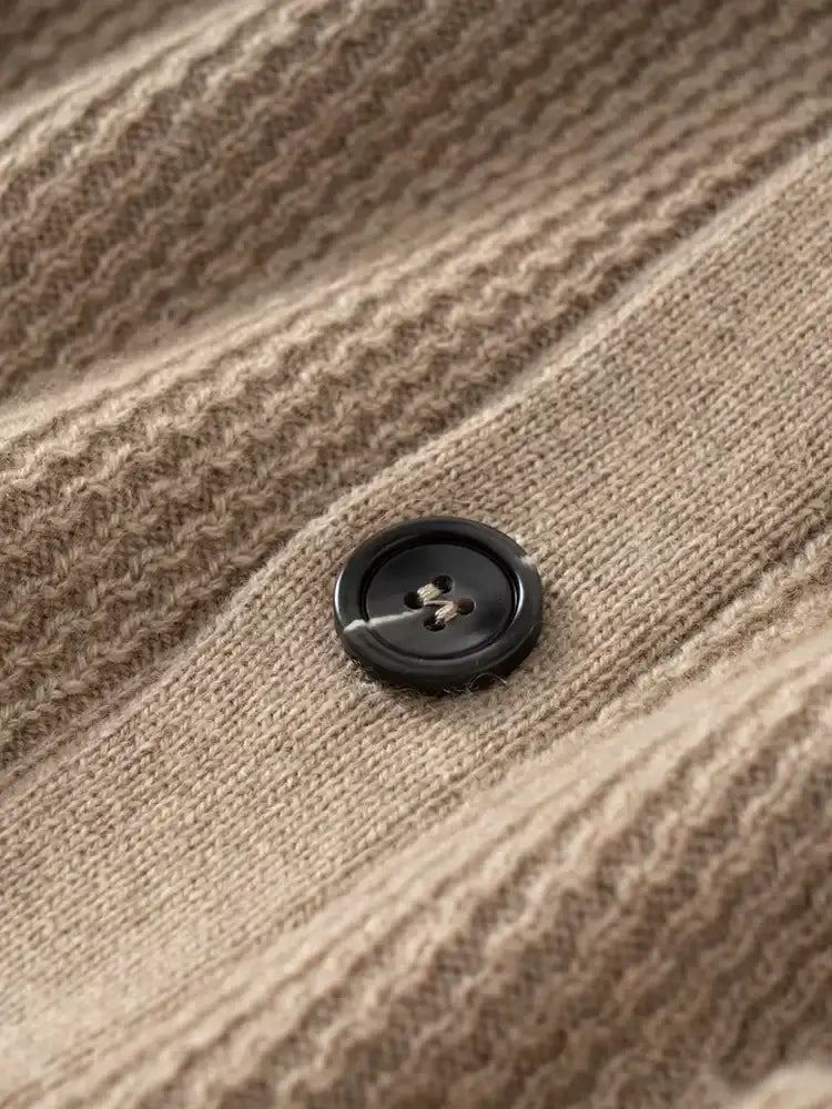 Lanlycashmere Men Shawl Collar Cashmere Cardigan