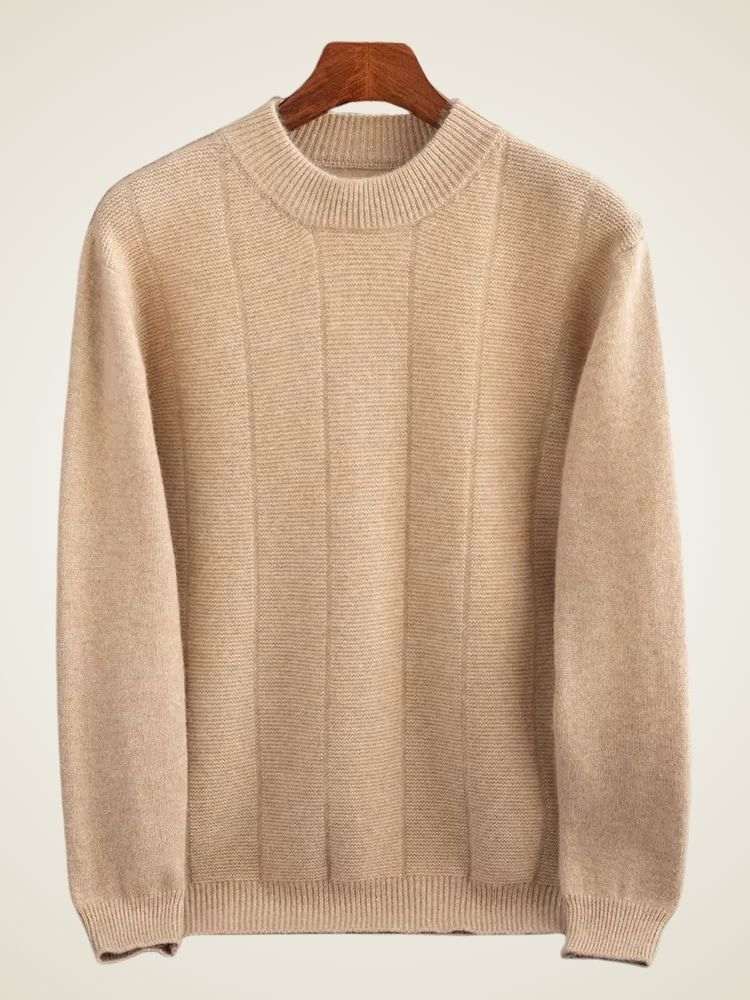 Lanlycashmere Men’s Crew Neck Cashmere Sweater