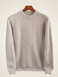 Lanlycashmere Men’s Crew Neck Cashmere Sweater