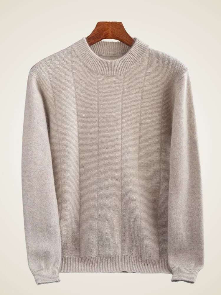 Lanlycashmere Men’s Crew Neck Cashmere Sweater