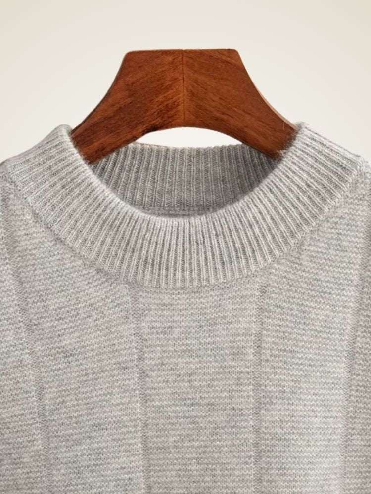 Lanlycashmere Men’s Crew Neck Cashmere Sweater