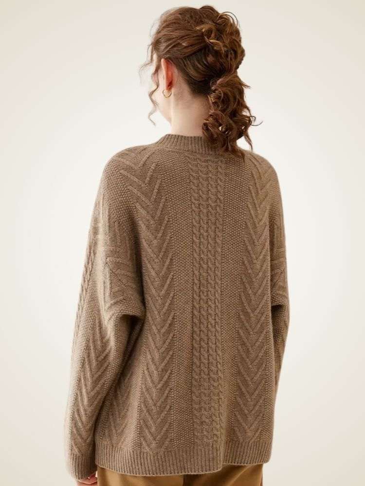 Lanlycashmere Warm Cashmere Sweater Women