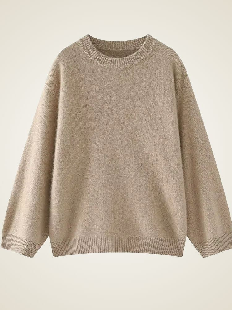 Lanlycashmere Classic Crewneck Cashmere Sweater