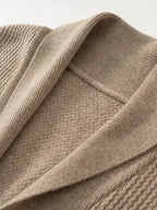 Lanlycashmere Men Shawl Collar Cashmere Cardigan