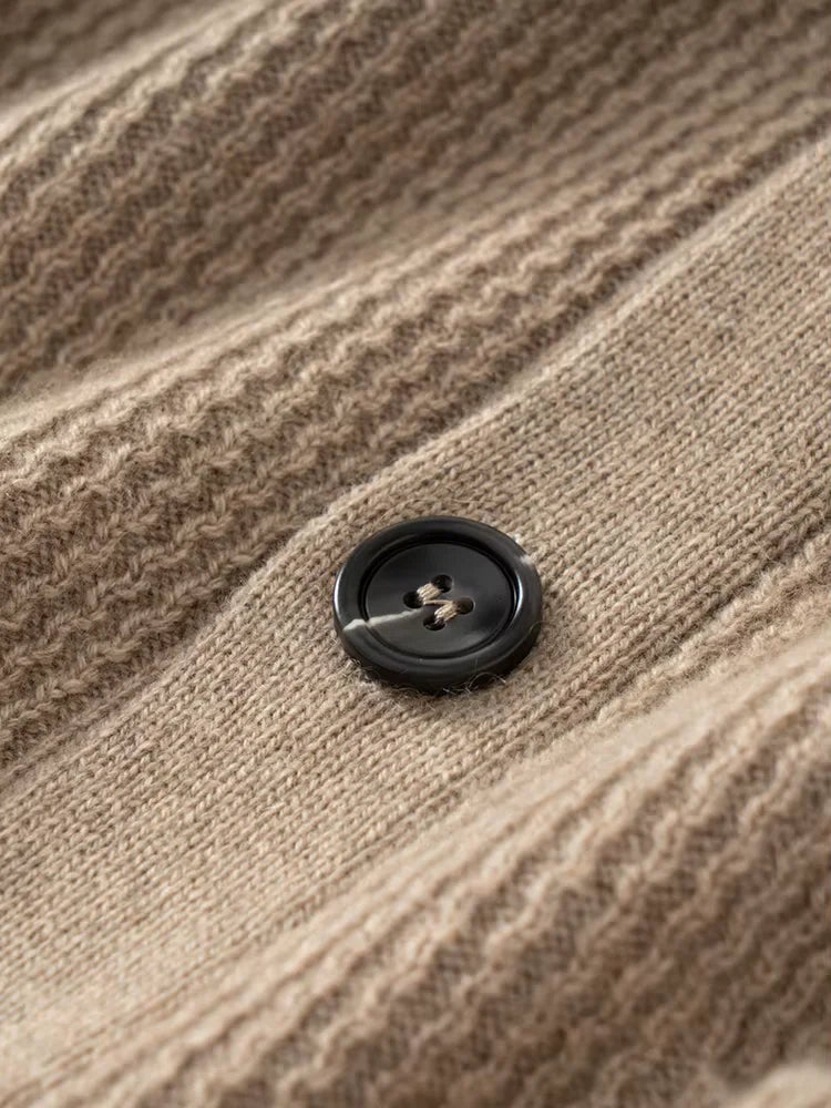 Lanlycashmere Men Shawl Collar Cashmere Cardigan